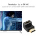 Ugreen Перехідник HDMI M to HDMI F 90° corner Down HD112 black Ugreen (20109)