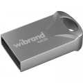Wibrand USB флеш накопичувач Wibrand 64GB Hawk Silver USB 2.0 (WI2.0/HA64M1S)