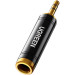 Ugreen Перехідник 3.5mm M to 6.35mm F AV168 black Ugreen (60711)