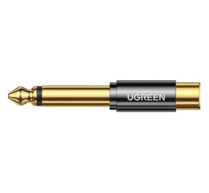 Ugreen Перехідник 6.35mm M to RCA F AV169 black Ugreen (80731)