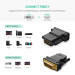 Ugreen Перехідник DVI 24+1 M to HDMI F black Ugreen (20124)