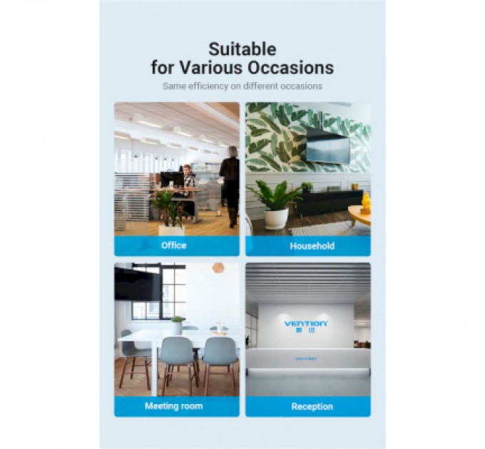 Кабель для принтера USB 2.0 AM/BM 1.0m 480Mbps PVC black Vention (COQBF)