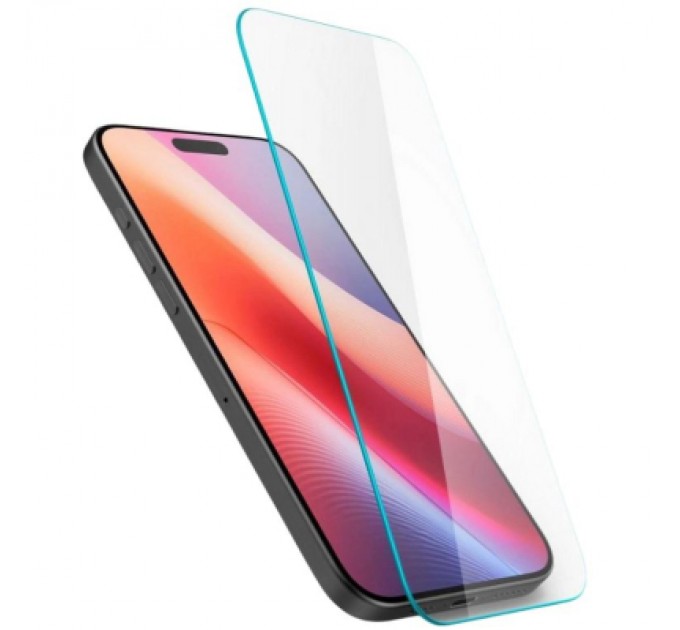 Скло захисне Spigen iPhone 16 Plus/15 Plus Glas tR SLIM HD (1 Pack) (AGL06890)