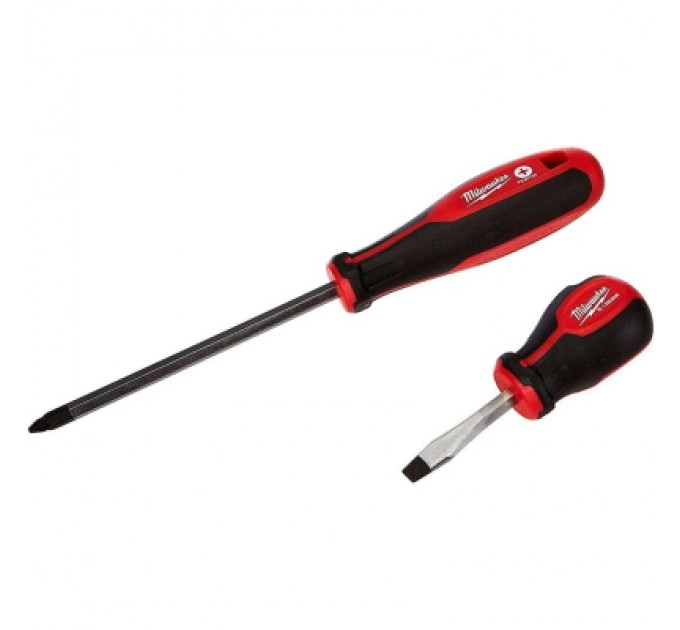 Набір викруток Milwaukee магнітних з тригранною рукояткою, в пластиковому кейсі 12шт. (4932472003)