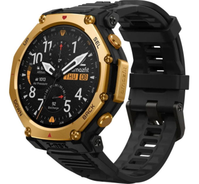 Amazfit Смарт-годинник Amazfit T-Rex 3 Pro 48mm W2444OV5N Black Gold (1170957)