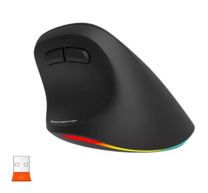 Meetion Мишка Meetion BTM010R RGB Bluetooth/Wireless Black (MT-BTM010R-A)