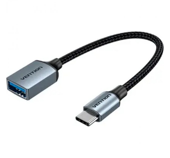 Перехідник USB 3.0 Type-C to USB AF (OTG) 0.15m Aluminum Alloy Vention (CCXHB)