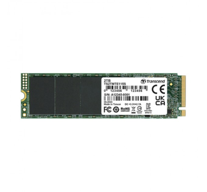 Накопичувач SSD M.2 2280 250GB Transcend (TS250GMTE115S)