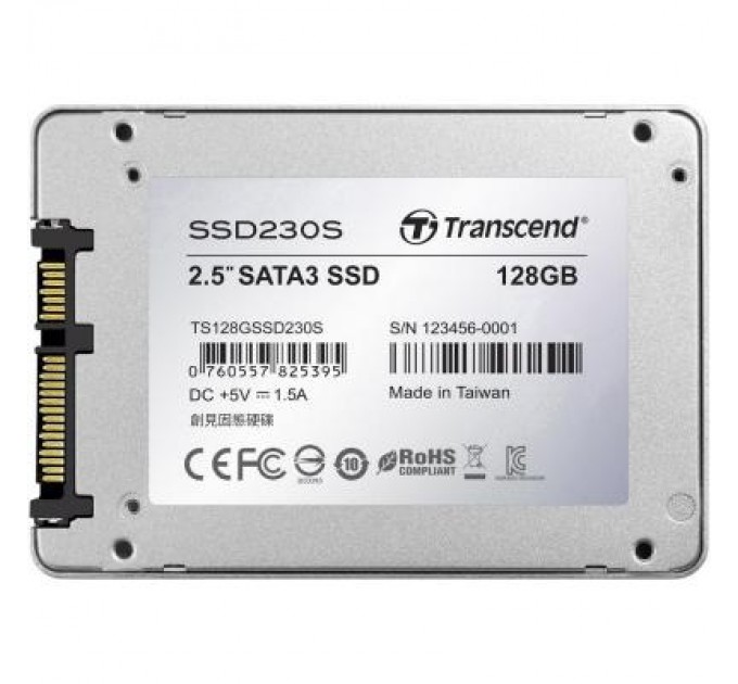 Накопичувач SSD 2.5" 128GB Transcend (TS128GSSD230S)