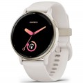 Смарт-годинник Garmin Vivoactive 5 Cream Gold Aluminum Bezel with Ivory Case and Silicone Band (010-02862-5B)