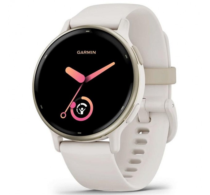 Смарт-годинник Garmin Vivoactive 5 Cream Gold Aluminum Bezel with Ivory Case and Silicone Band (010-02862-5B)