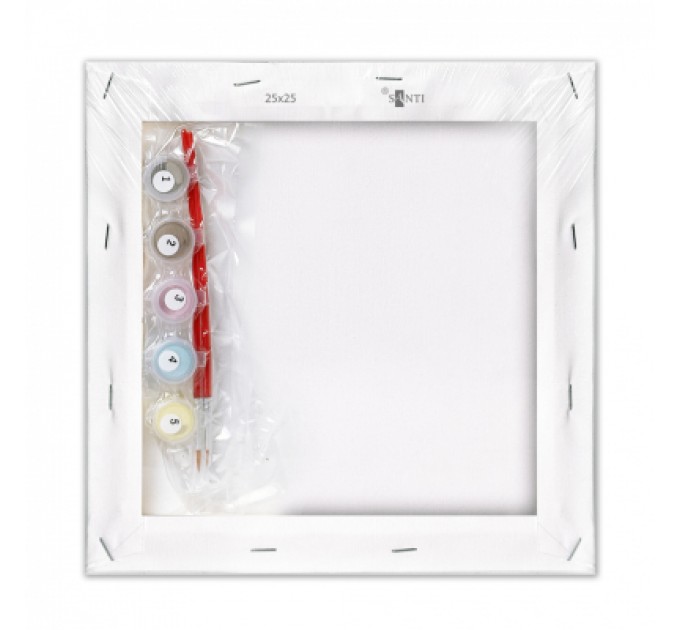 Картина по номерам Santi Майнкрафт Стів та Алекс у підводному світі 25х25см (955475)