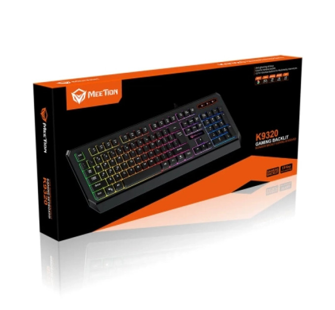 Meetion Клавіатура Meetion K9320 USB UA Black (MT-K9320-A-RUA)