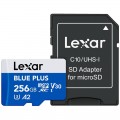 Карта пам’яті MICRO SDXC 256GB UHS-I W/A LMSBLPL256G-BNANG LEXAR