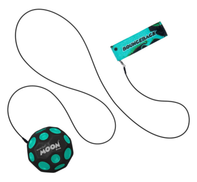 Waboba М'яч дитячий Waboba AZ-330-B Bounceback x Returning moon in Blister (Blue) (840001933026)
