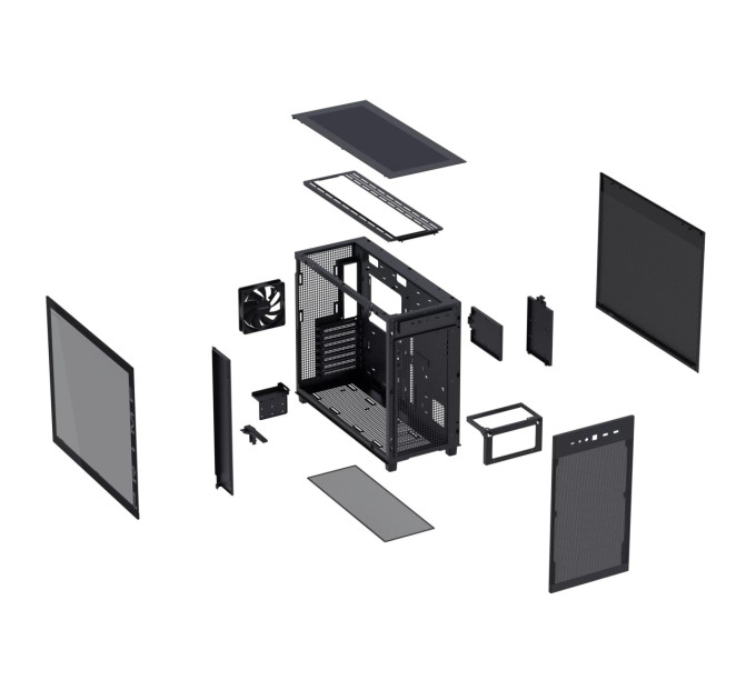 ASUS Корпус Asus Prime AP303 TG Black (90DC00V0-B39010)