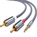 Essager Кабель мультимедійний 3.5mm M to 2xRCA M 1.0m Essager (EYPZJ-MY0H)