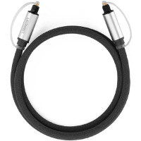 Кабель мультимедійний Optical Toslink 1.5m AV108 black Ugreen (10542)