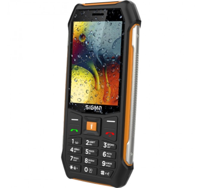 Мобільний телефон Sigma X-style 323 RAIN Black-Orange (4827798885727)