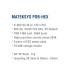 MATEK Плата розподілу живлення (PDB) MATEK PDB HEX (PDB-HEX)