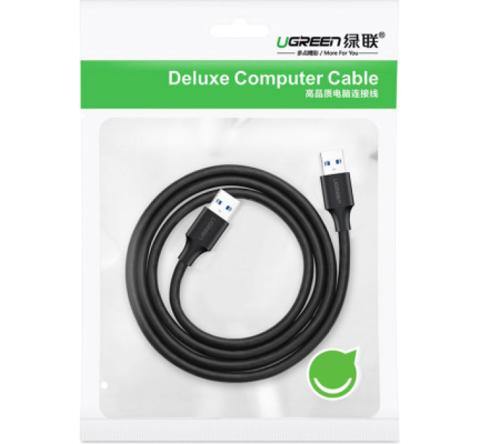 Ugreen Дата кабель USB 2.0 AM/AM 1.0m black Ugreen (10309)