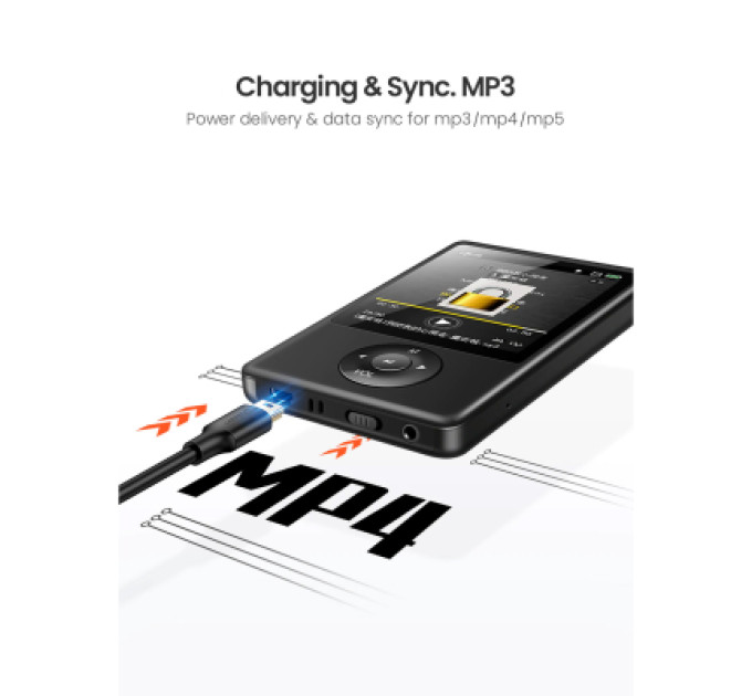 Ugreen Дата кабель USB 2.0 AM to Mini 5P 0.5m black Ugreen (10354)