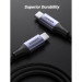 Ugreen Дата кабель USB-C to USB-C 2.0m 240W space gray Ugreen (90440)