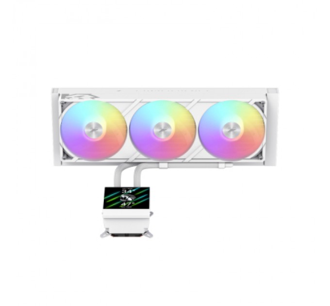 Система рідинного охолодження Gamemax GLACIER 360 LCD WH