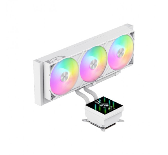 Система рідинного охолодження Gamemax GLACIER 360 LCD WH