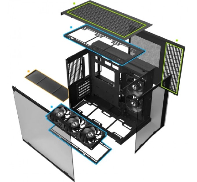 Корпус для ПК Lian Li O11 Dynamic Mini V2, Black (G99.O11DMIV2X.00)