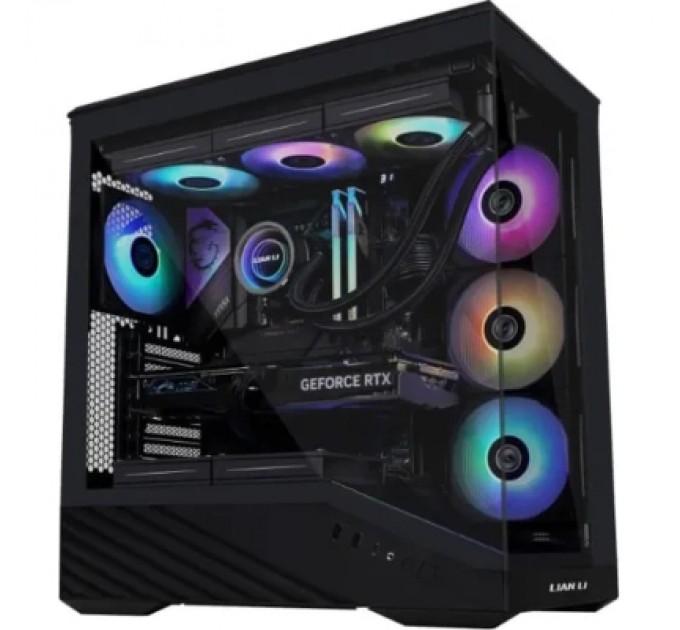 Корпус для ПК Lian Li V100R case with pre-installed four 120mm RGB PWM fan, Black (G99.V100RX.01)