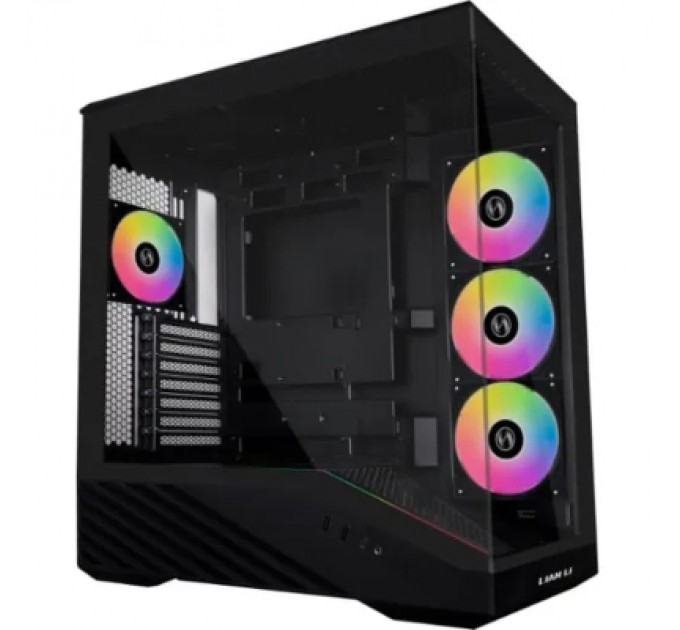 Корпус для ПК Lian Li V100R case with pre-installed four 120mm RGB PWM fan, Black (G99.V100RX.01)
