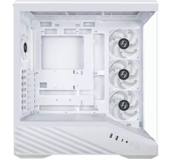 Корпус для ПК Lian Li V100R case with pre-installed four 120mm RGB PWM fan, White (G99.V100RW.01)