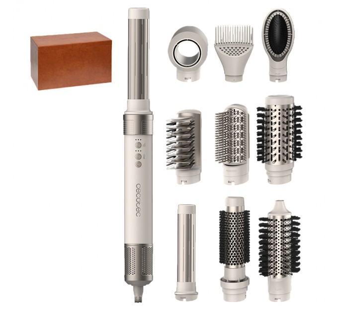 Стайлер Cecotec Bamba CeramicCare 10in1 AirGlam Champagne (CCTC-00246)
