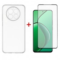 Чохол до мобільного телефона Dengos Realme 12 4G/5G TPU+glass Transparent (DG-KM-173)