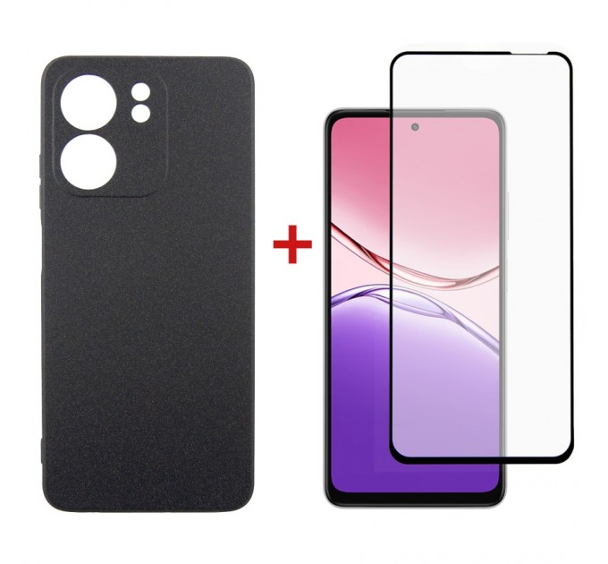 Чохол до мобільного телефона Dengos Oppo A5x Carbon+glass Black (DG-KM-175)