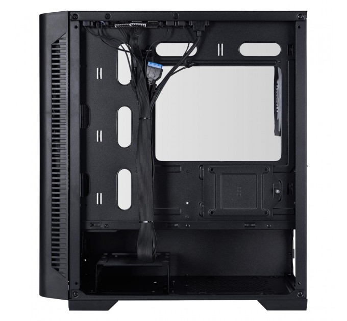 Корпус 1stPlayer D4-M-BK-2F1P-1F1 Black