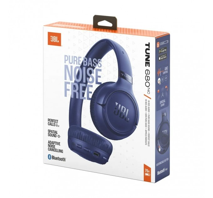 Bluetooth-гарнітура JBL Tune 680NC Blue (JBLT680NCBLU)