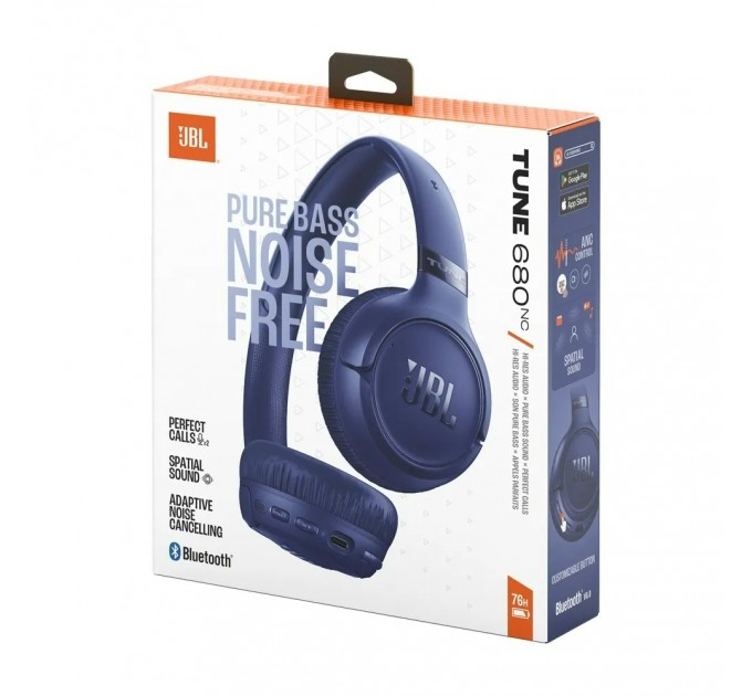 Bluetooth-гарнітура JBL Tune 680NC Blue (JBLT680NCBLU)