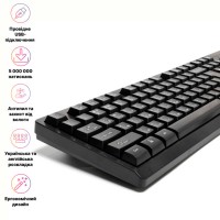 Клавіатура Hölmer K-02OF USB UA Black (K-02OF)