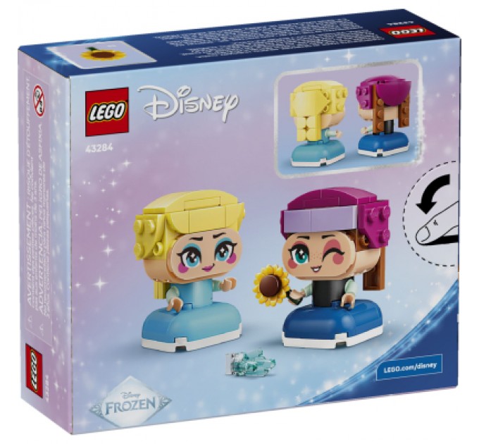 Конструктор LEGO Disney Princess Мініпринцеси Анна та Ельза (43284)
