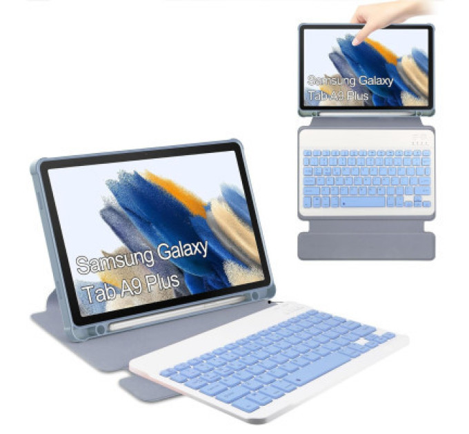 BeCover Чохол до планшета BeCover Keyboard 360° Rotatable Samsung Tab A9 Plus SM-X210/SM-X215/SM-X216 11.0" Purple (710334)
