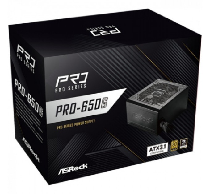 Блок живлення ASRock 650W (PRO-650G)