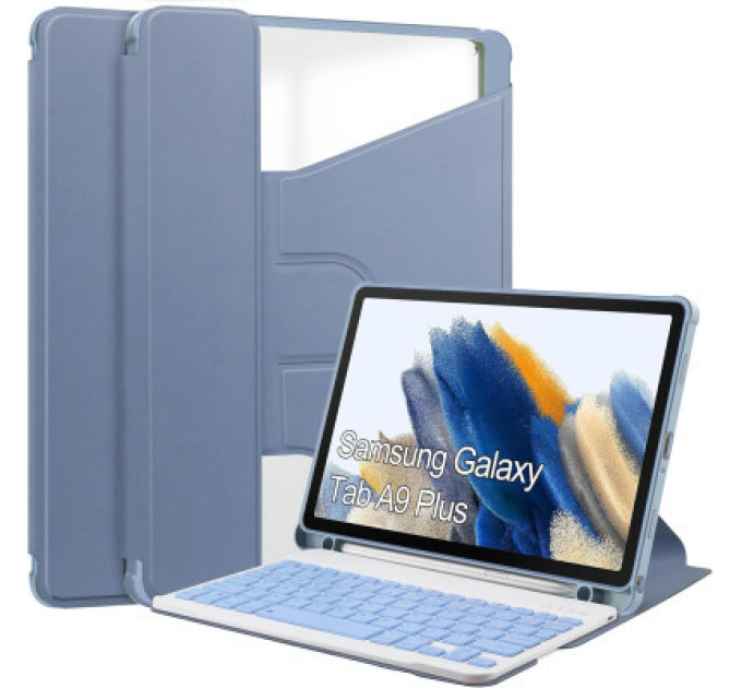 BeCover Чохол до планшета BeCover Keyboard 360° Rotatable Samsung Tab A9 Plus SM-X210/SM-X215/SM-X216 11.0" Purple (710334)