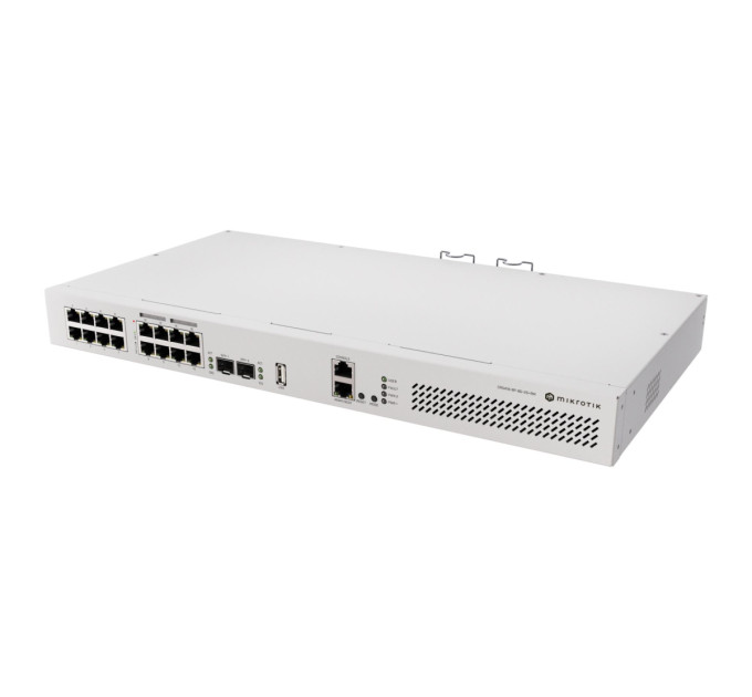 Mikrotik Мережевий комутатор Ethernet з функцією маршрутизації CRS418-8P-8G-2S+5axQ2axQ-RM MIKROTIK