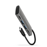 Хаб концентратор AXAGON HMC-4G2 SuperSpeed USB-C 10 Gbps SPEEDSTER 4, Grey Хаб концентратор AXAGON HMC-4G2 SuperSpeed USB-C 10 Gbps SPEEDSTER 4, Grey
