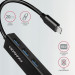 AXAGON Хаб концентратор AXAGON HMC-GL3A SuperSpeed USB-C hub + gigabit LAN