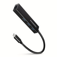 Хаб концентратор AXAGON HMC-GL3A SuperSpeed USB-C hub + gigabit LAN Хаб концентратор AXAGON HMC-GL3A SuperSpeed USB-C hub + gigabit LAN