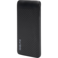 Батарея універсальна GEAR 10000mAh, 10W, USB-TypeC, 2*USB-A, Micro-USB, black (SL10)