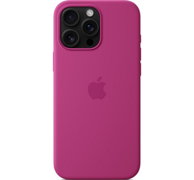 Чохол-накладка Apple Silicone Case with MagSafe для Apple iPhone 16 Pro Max Fuchsia (MYYX3)
